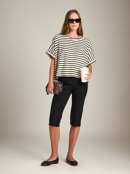 LOVEFINN - Stripe Boxy Top - 