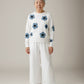 JOHN & JENN - Casper Denim Flower Sweater - 
