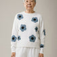 JOHN & JENN - Casper Denim Flower Sweater - 