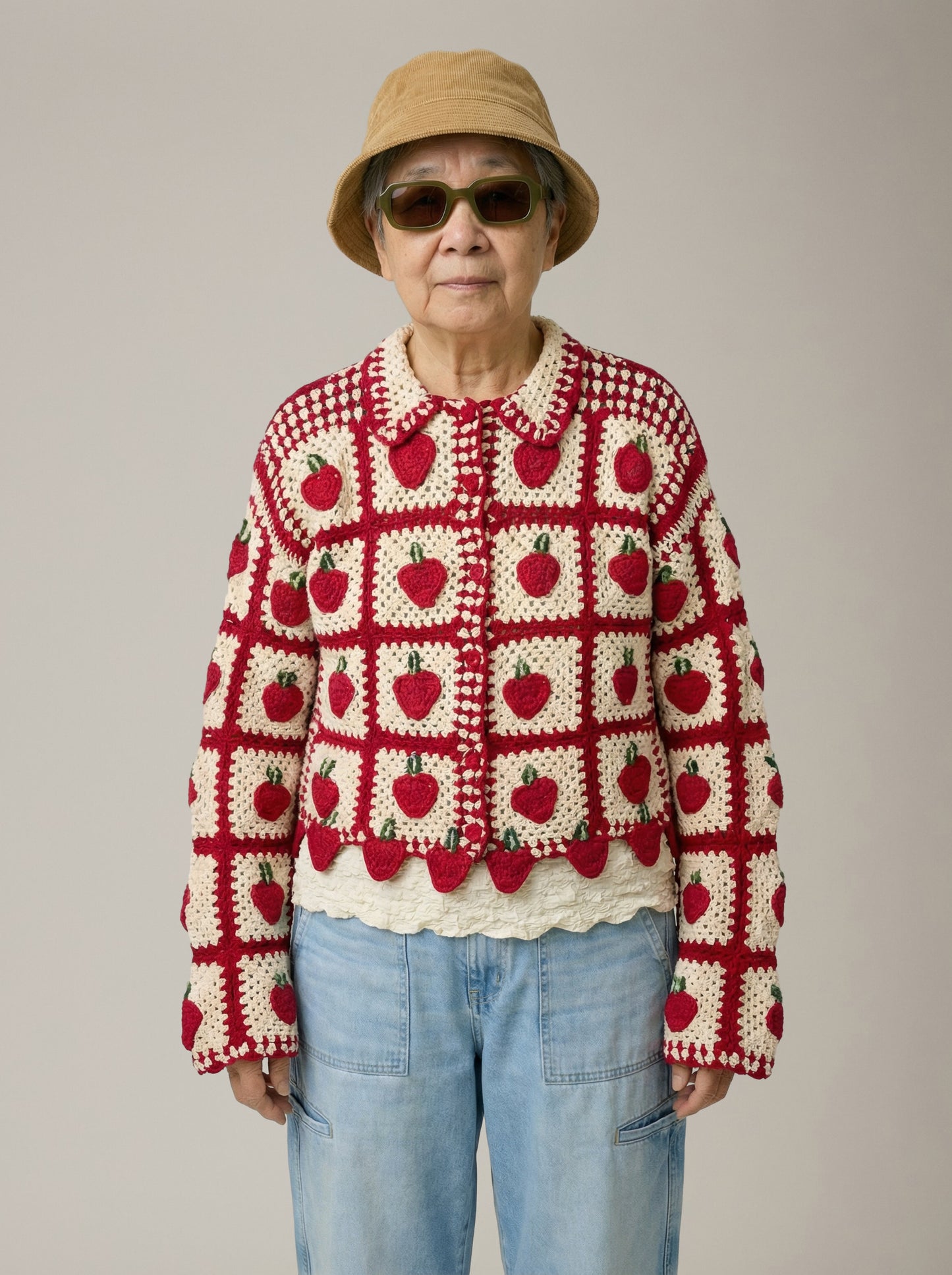 SADIE & SAGE - Berrylicious Crochet Cardigan - 