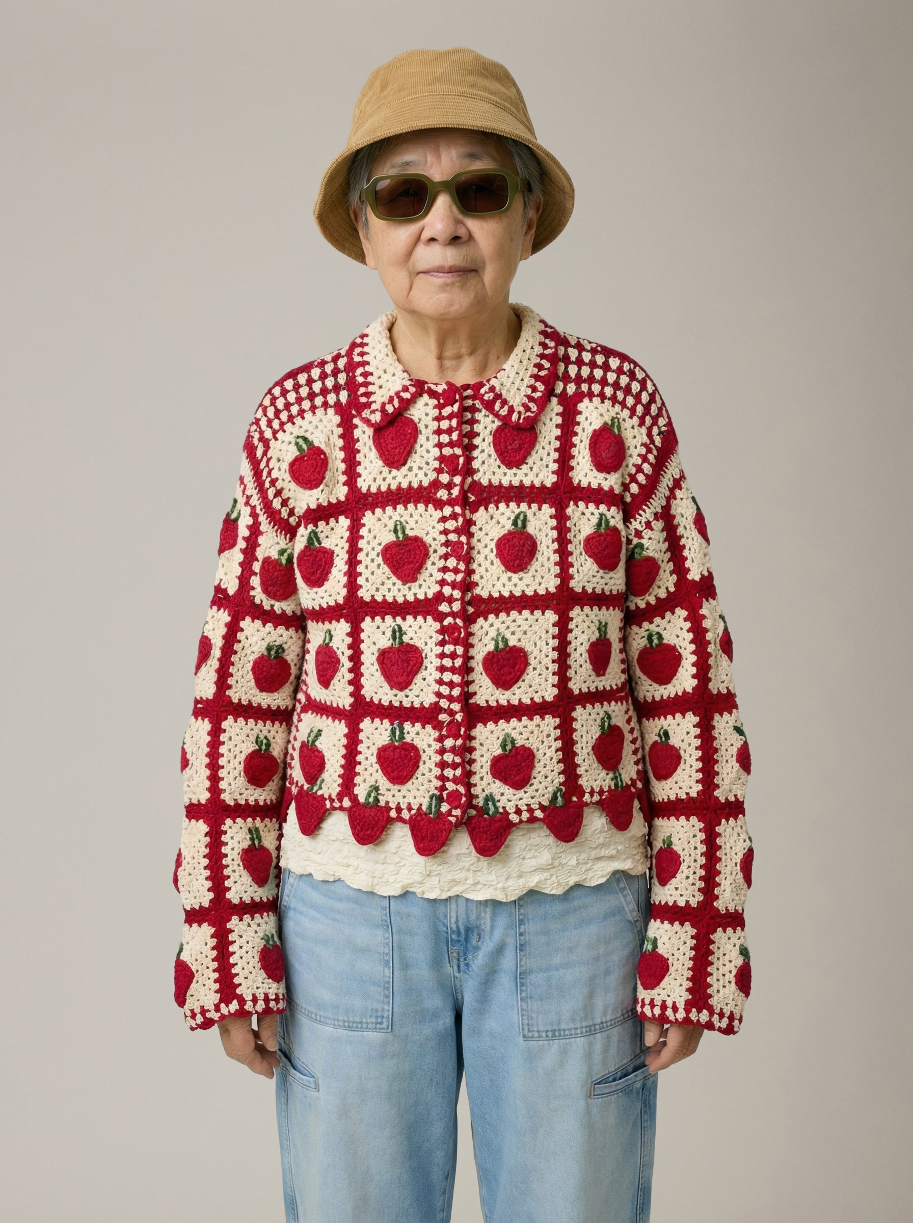 SADIE & SAGE - Berrylicious Crochet Cardigan - 