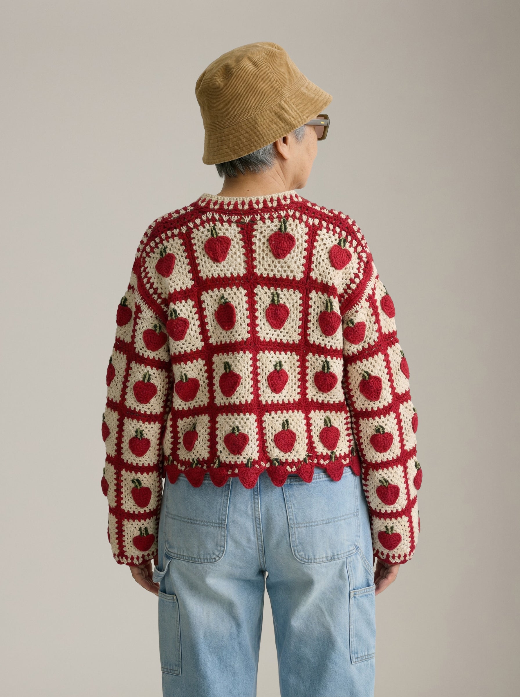 SADIE & SAGE - Berrylicious Crochet Cardigan - 