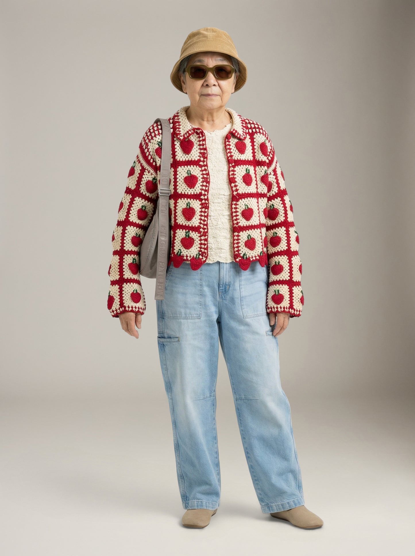 SADIE & SAGE - Berrylicious Crochet Cardigan - 