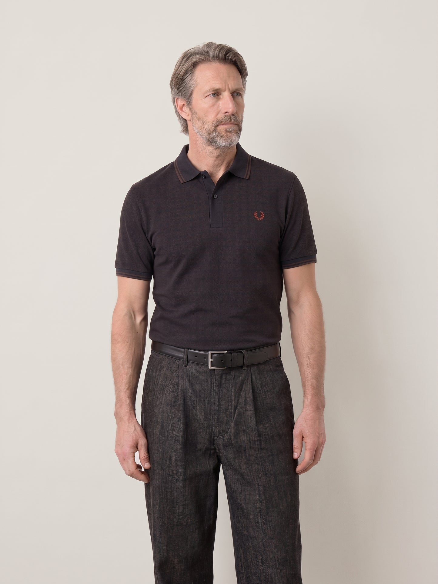 Floral Print Polo Shirt