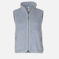 PGD - Maren Fleece Zip Vest - Heather Medium Grey