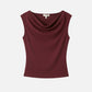 MONK & LOU - Merritt Cowl Neck Top - 