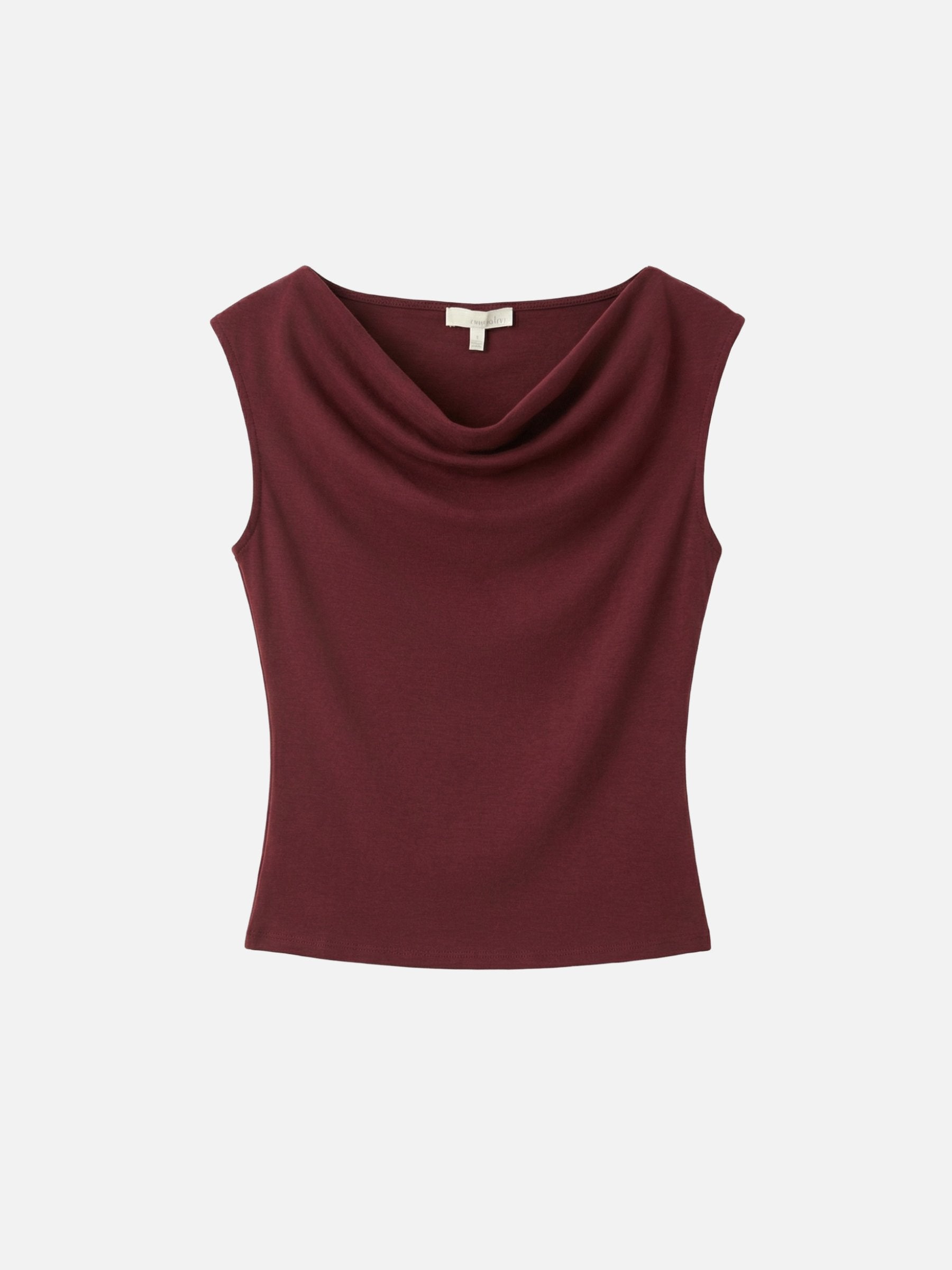 MONK & LOU - Merritt Cowl Neck Top - 