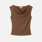 MONK & LOU - Merritt Cowl Neck Top - 
