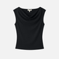 MONK & LOU - Merritt Cowl Neck Top - 