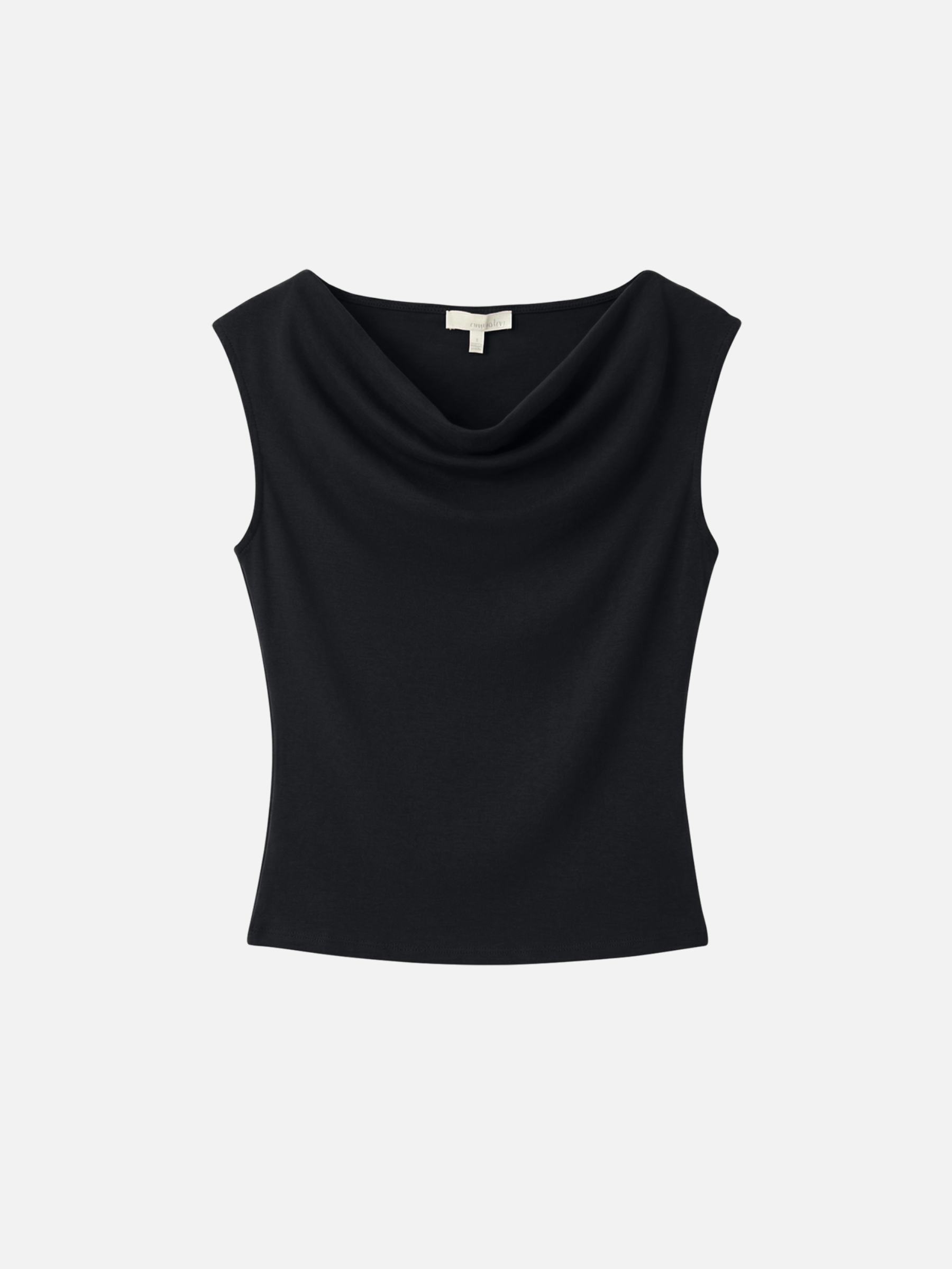 MONK & LOU - Merritt Cowl Neck Top - 
