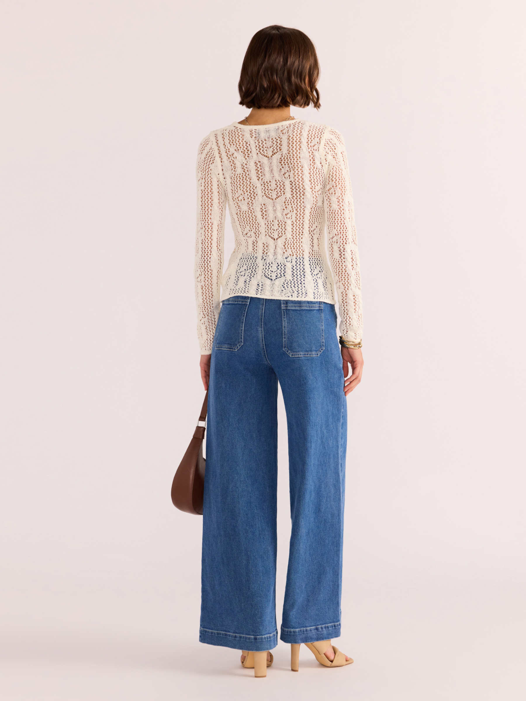 MINKPINK-Adelle Knit Top-Cream