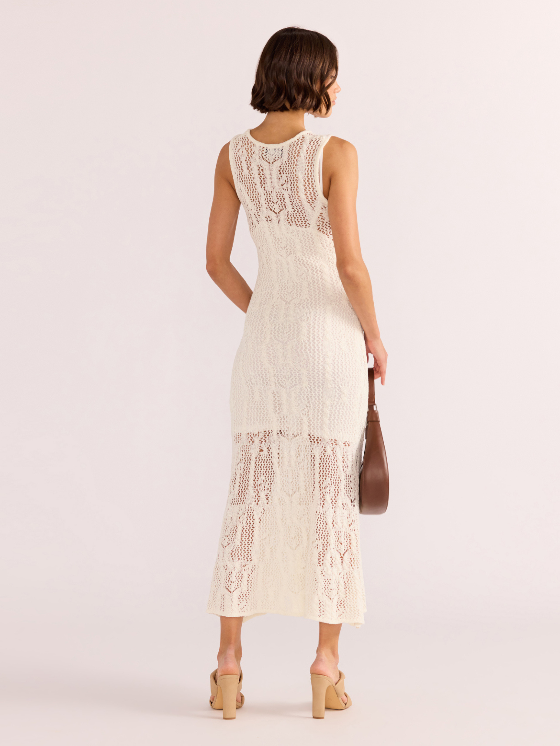 MINKPINK-Adelle Midi Dress-Cream