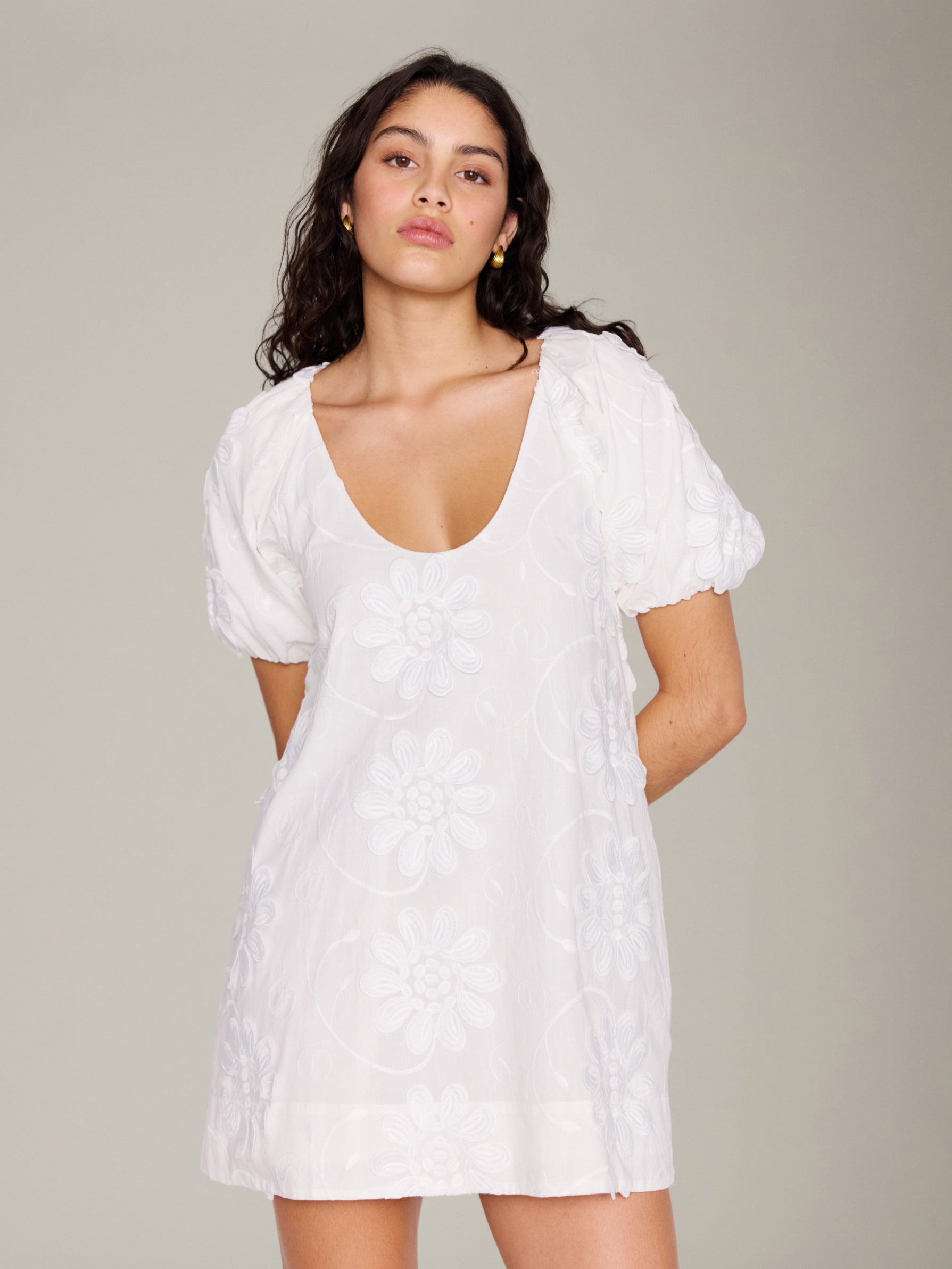 MINKPINK - Alessia Smock Mini Dress - 
