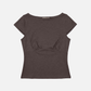 PROPAGANDA - Mimi Cap Sleeve Baby Tee - 