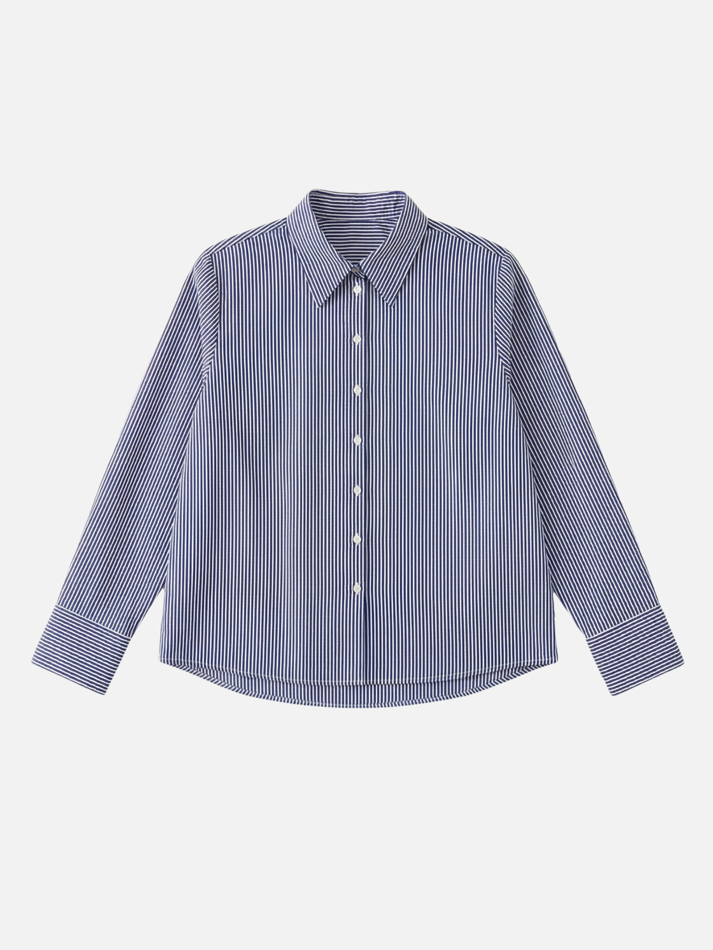 MONK & LOU - Minji Stripe Button Up Shirt - 