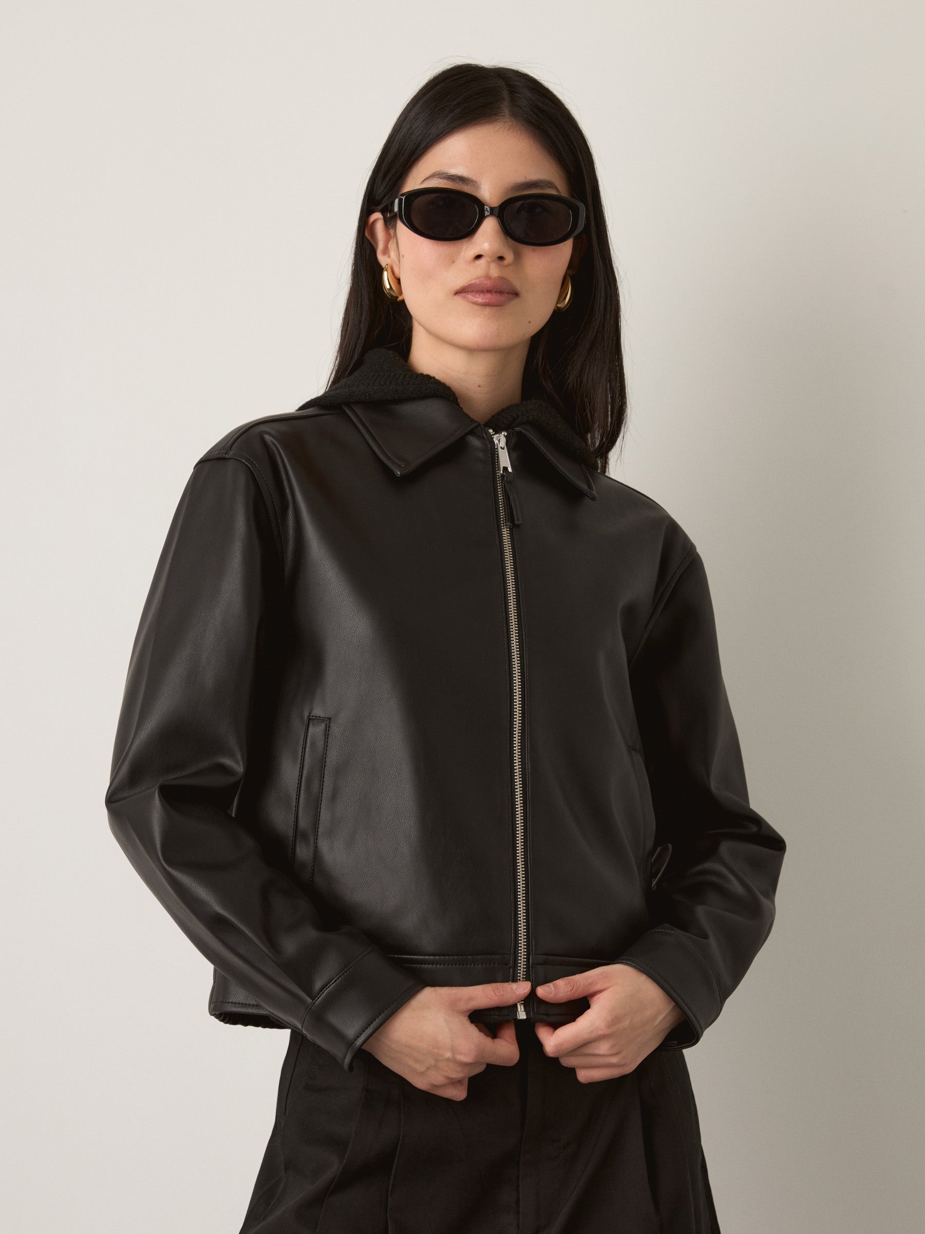 MONK & LOU - Charlize Bomber Jacket - 