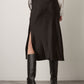 MONK & LOU - Cola Satin Skirt - 