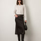 MONK & LOU - Cola Satin Skirt - Black Dot