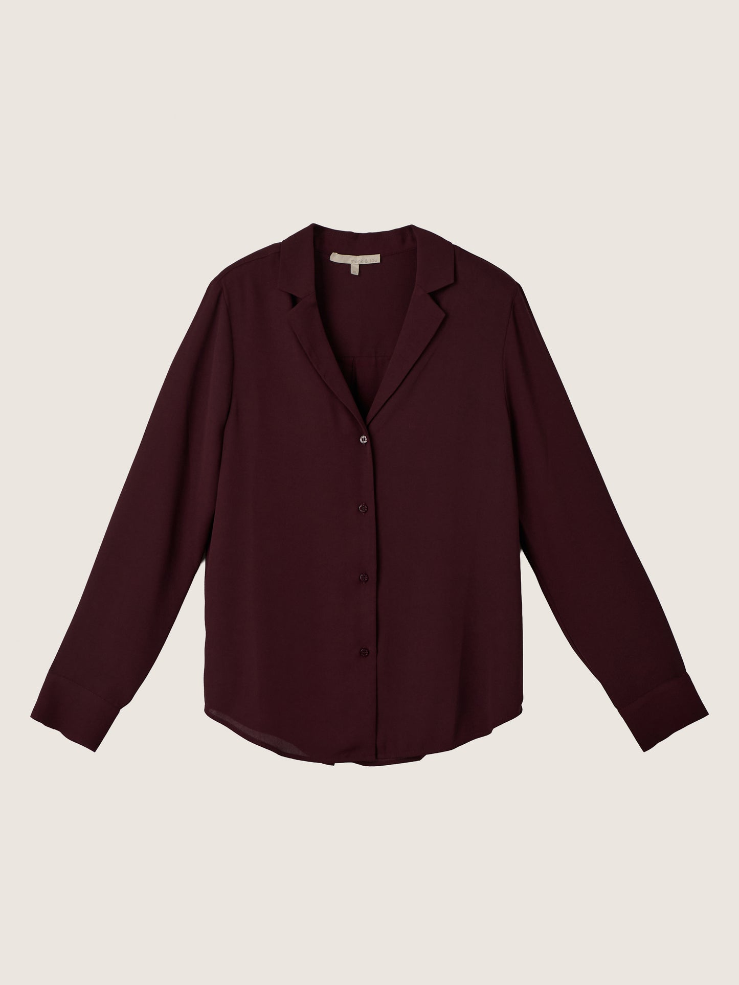 MONK & LOU - Lottie Blouse - Mocha Berry