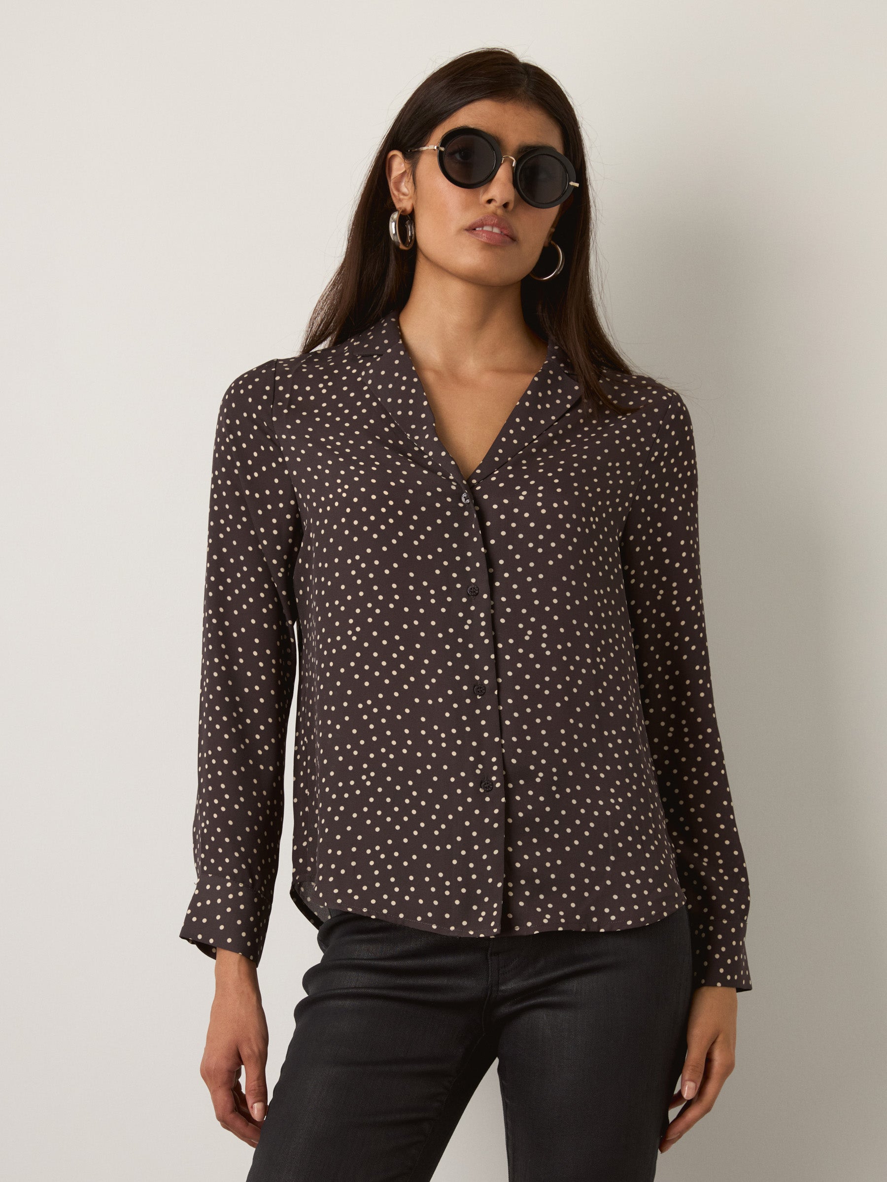 MONK & LOU - Lottie Printed Blouse - 
