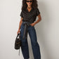 MONK & LOU - Monica Blouse - Black Dot