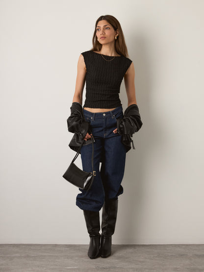 MONK & LOU - Posie Top - Black