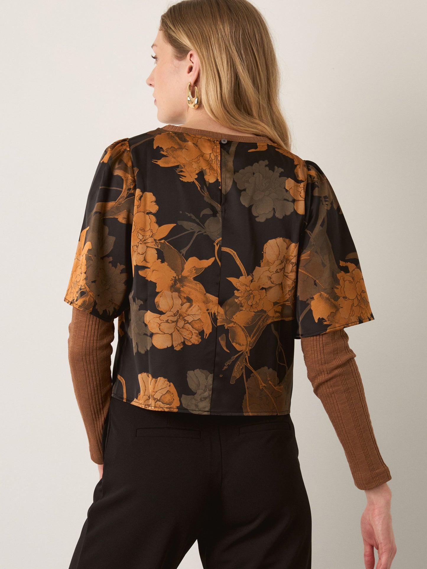 MONK & LOU - Adair Printed Blouse - 