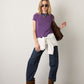 MONK & LOU - Virgo T-Shirt - Purple Rain