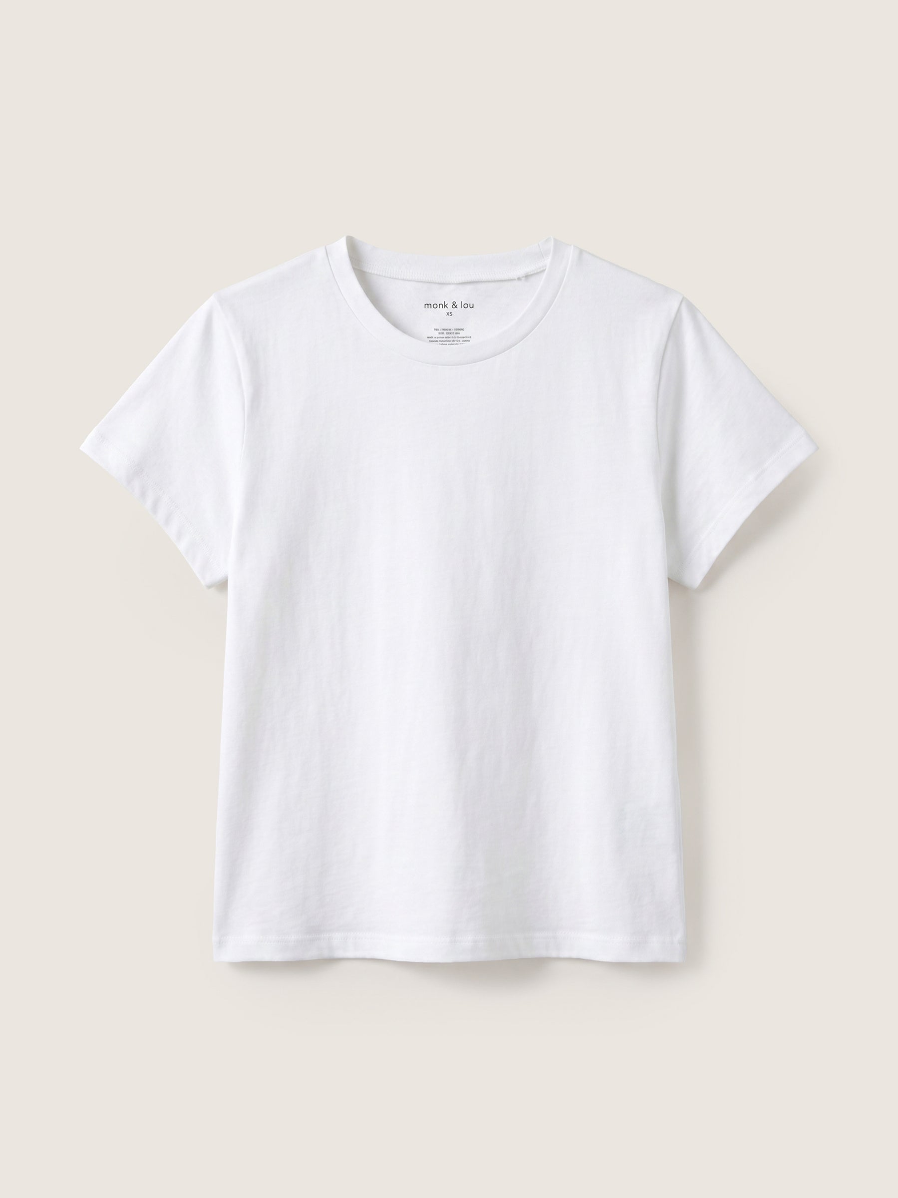 MONK & LOU - Virgo T-Shirt - Snow White
