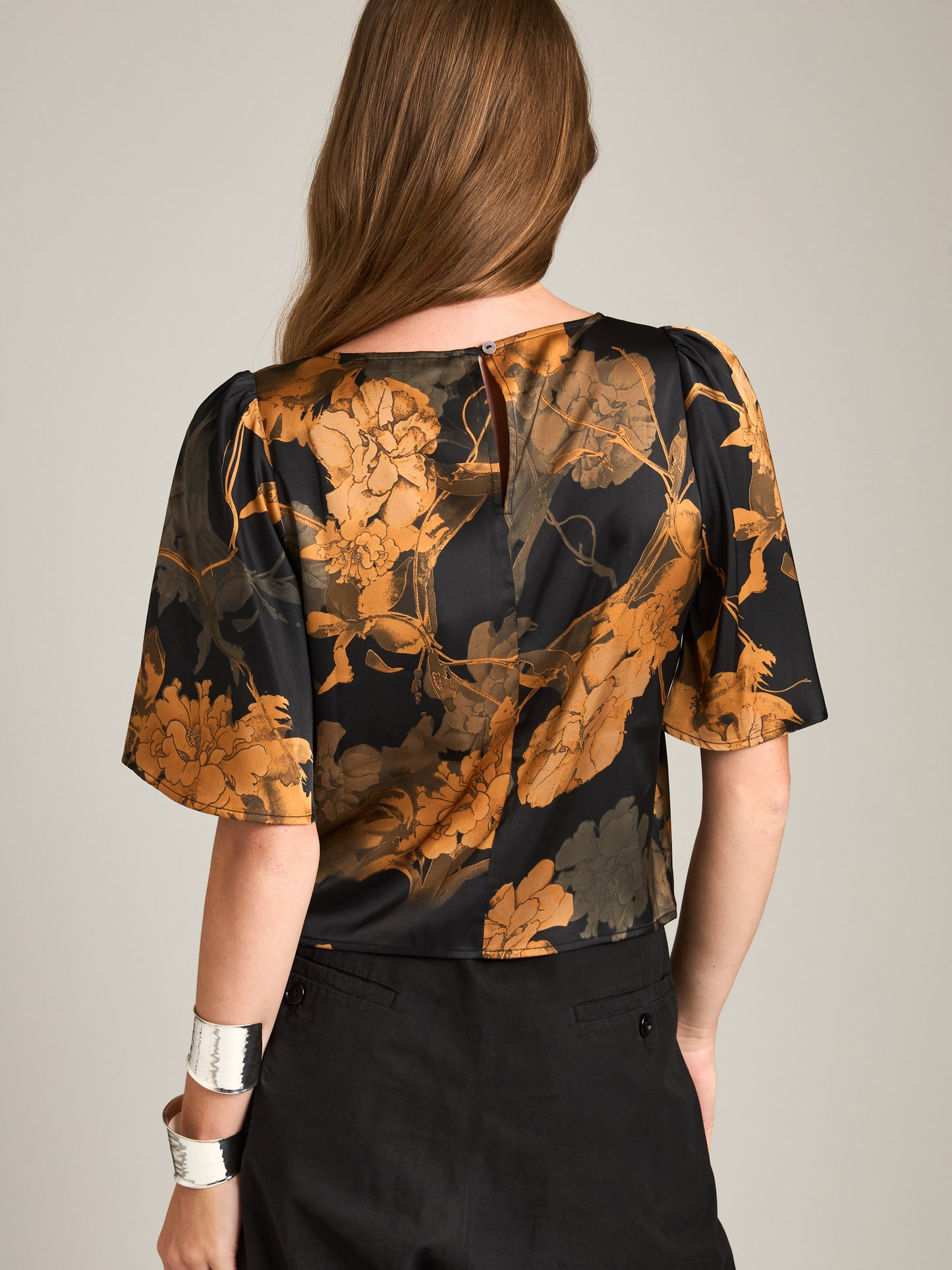 MONK & LOU - Adair Floral Print Blouse - 