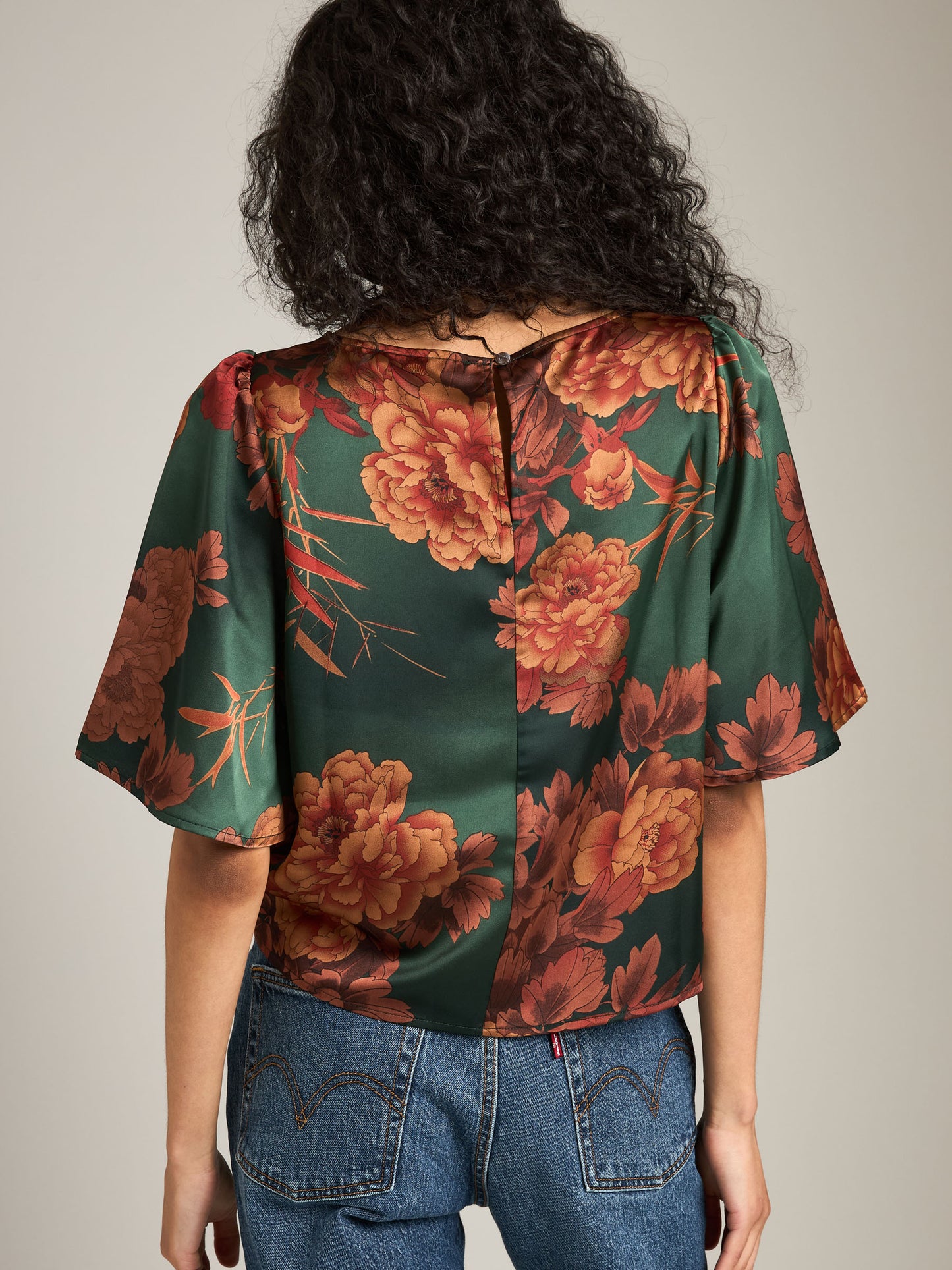 MONK & LOU - Adair Floral Print Blouse - 