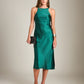 Aneesha Satin Bias Dress