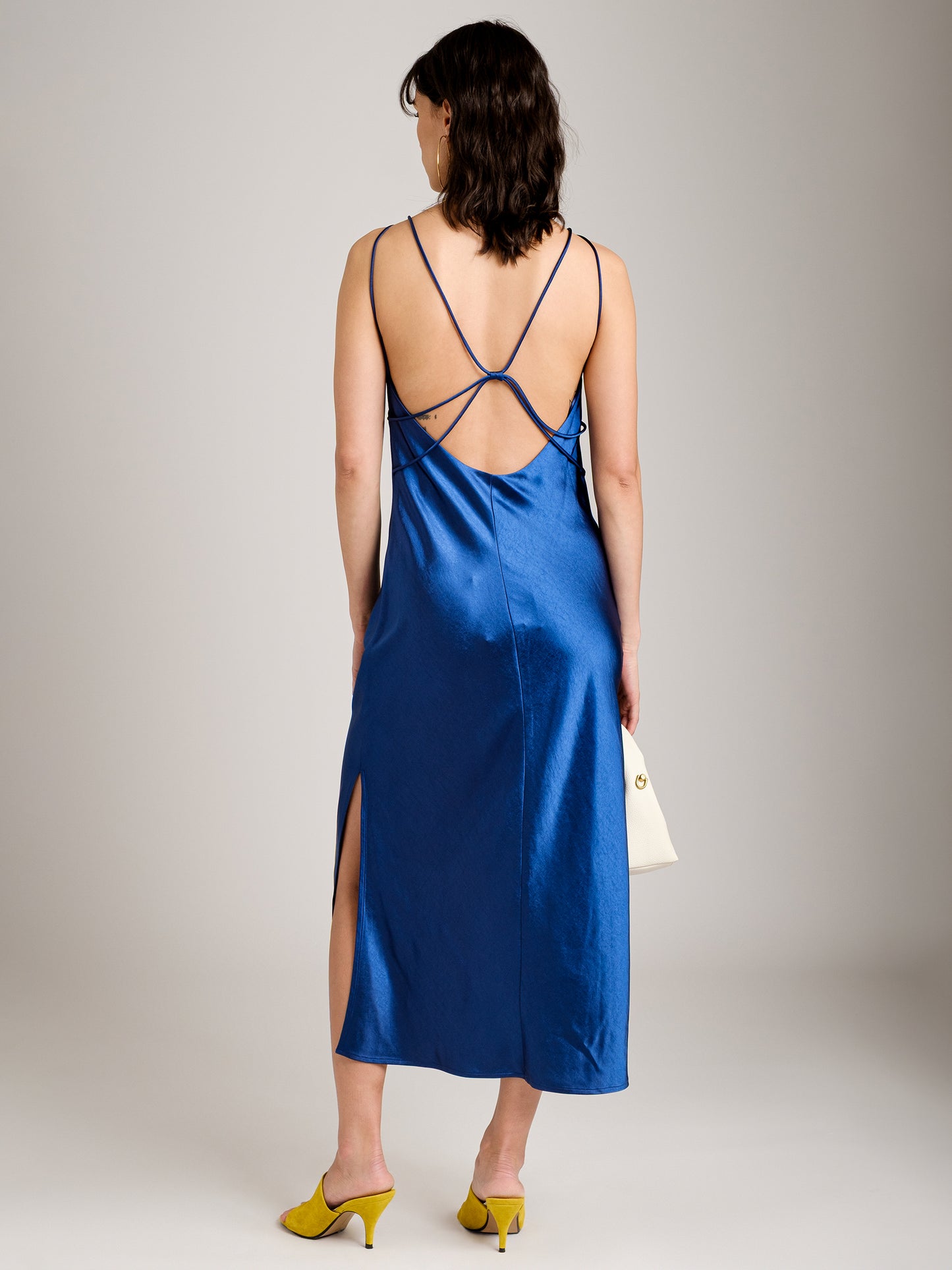 Aneesha Satin Bias Dress