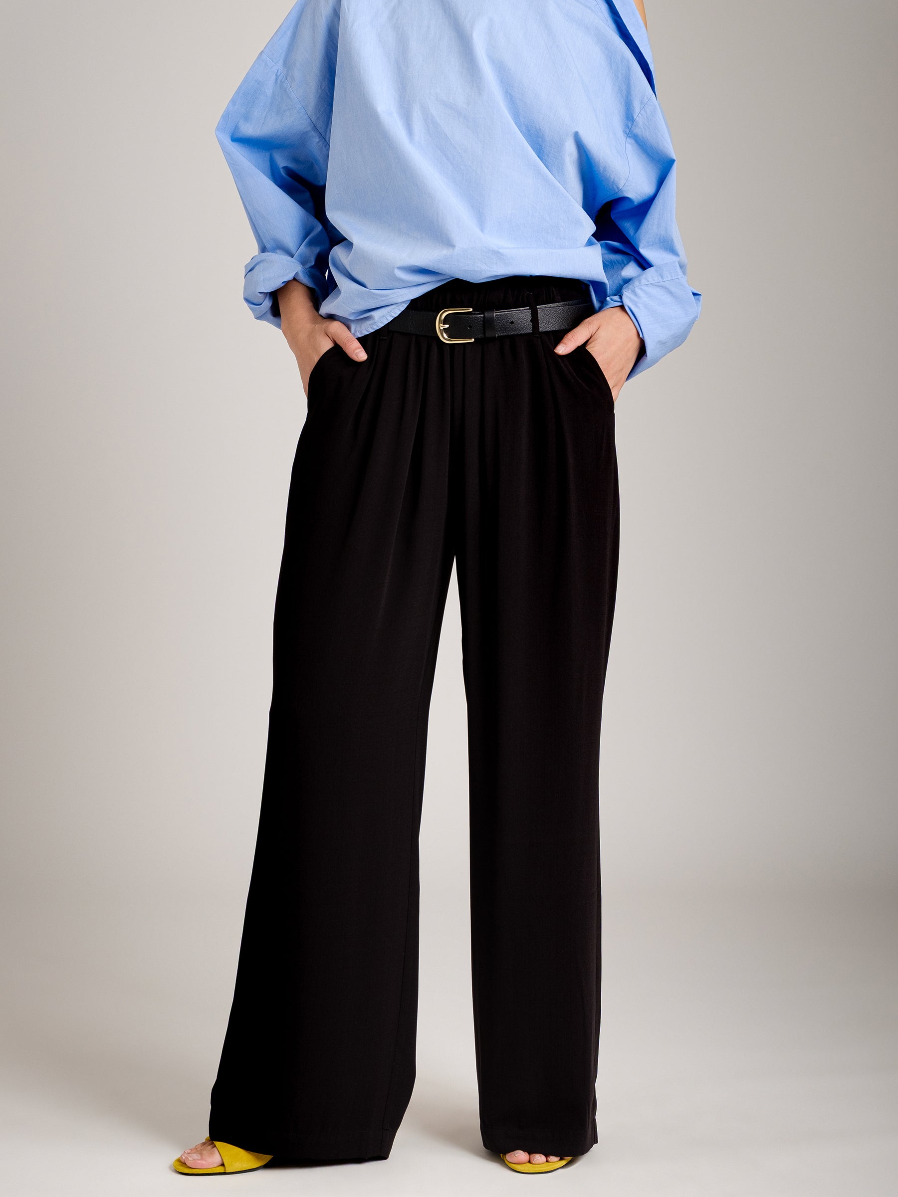 MONK & LOU - Avril Wide Leg Pants - 
