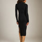 Blaire Fine Rib Longsleeve Dress