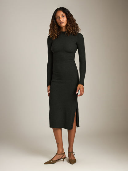 Blaire Fine Rib Longsleeve Dress