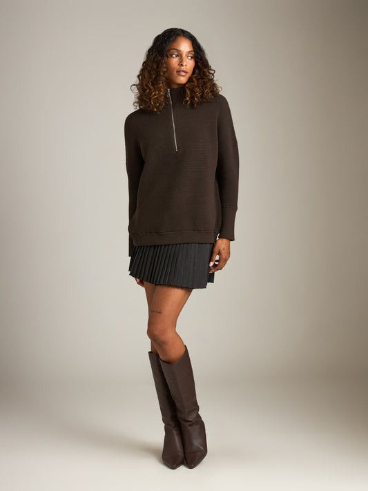Brinley Quarter Zip Pullover Sweater