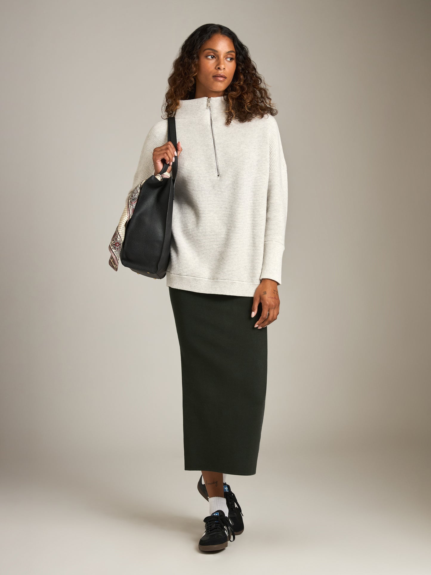 Brinley Quarter Zip Pullover Sweater