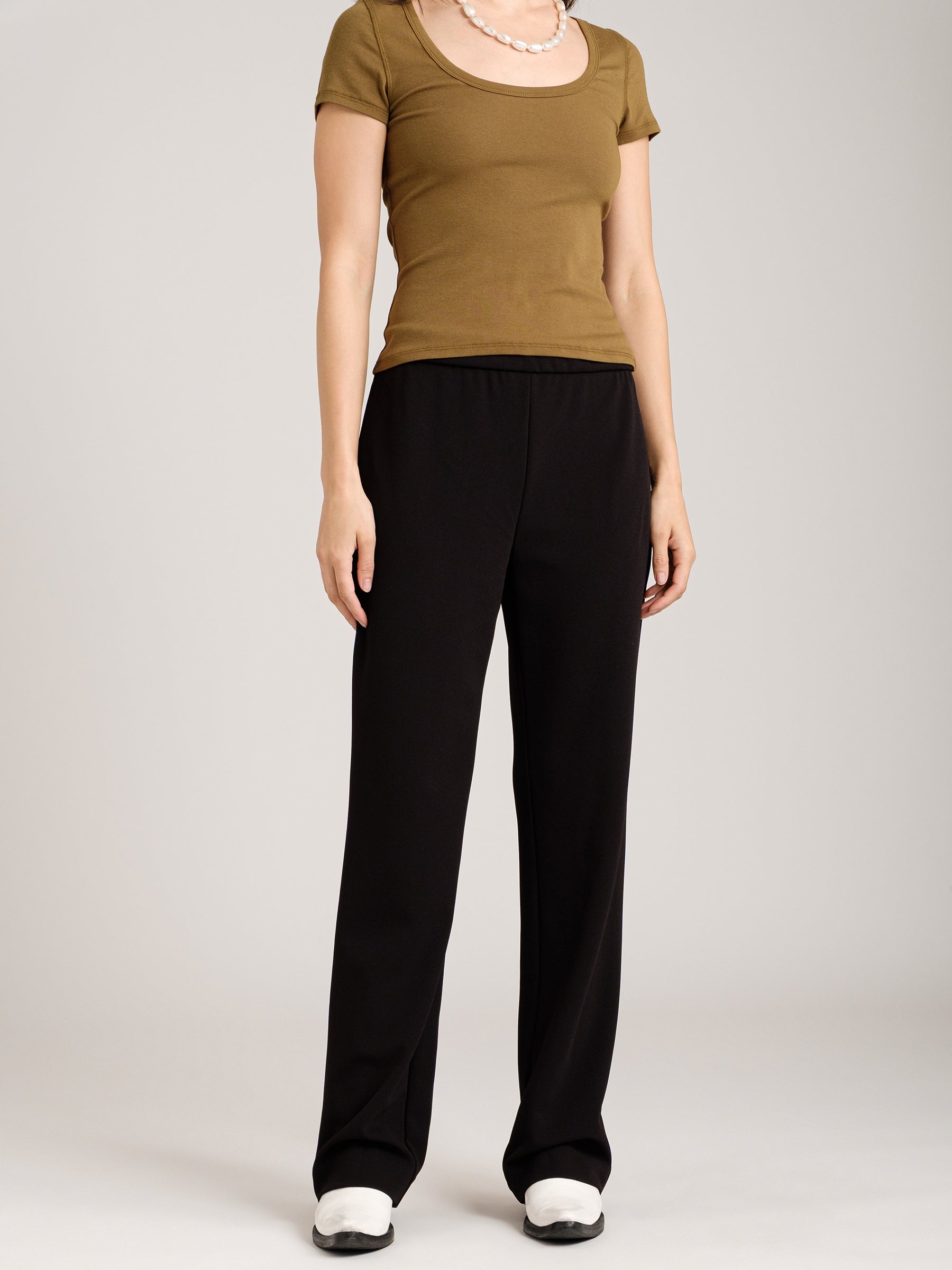 MONK & LOU - Christa Straight Leg Pant - 