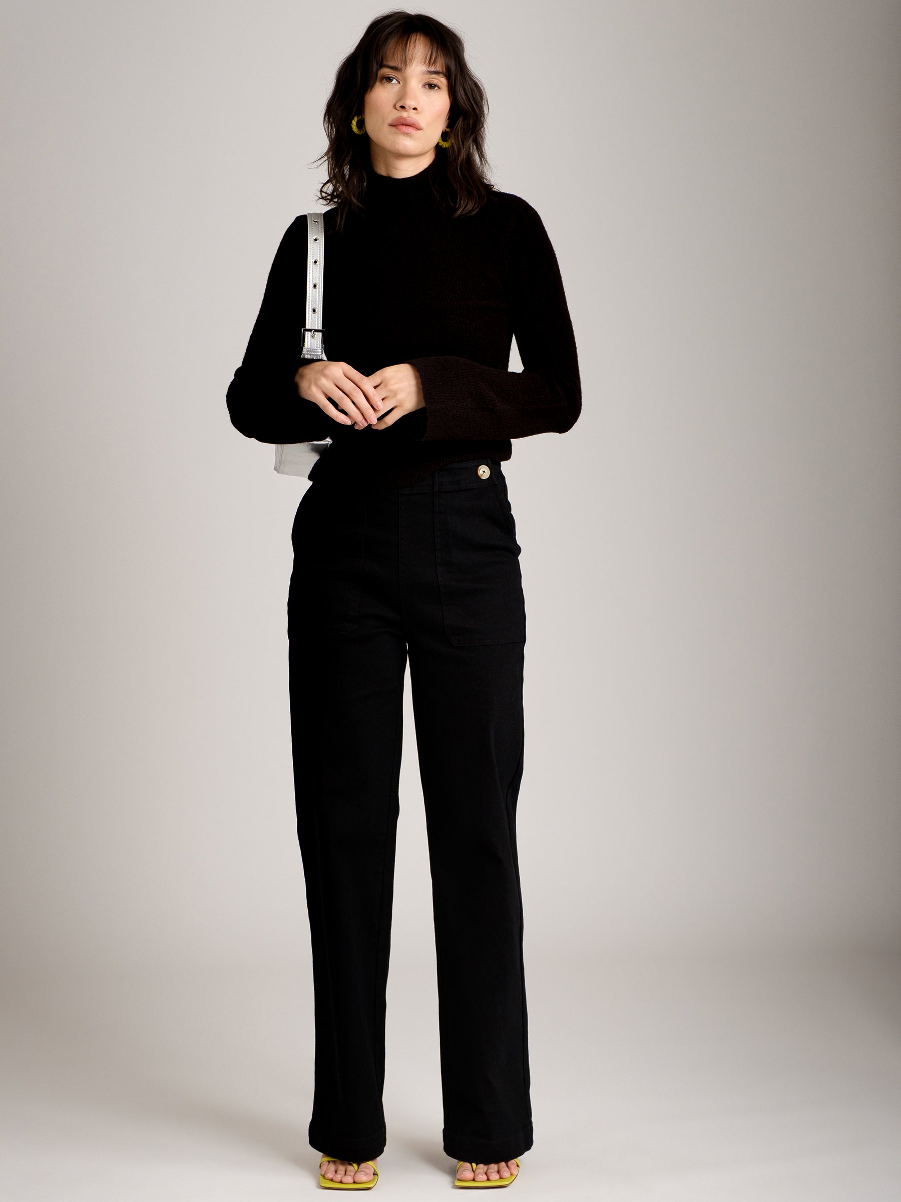 MONK & LOU - Devina Relaxed Pant - Black