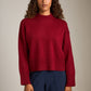 Eisha Cashmere Blend Easy Pullover Sweater
