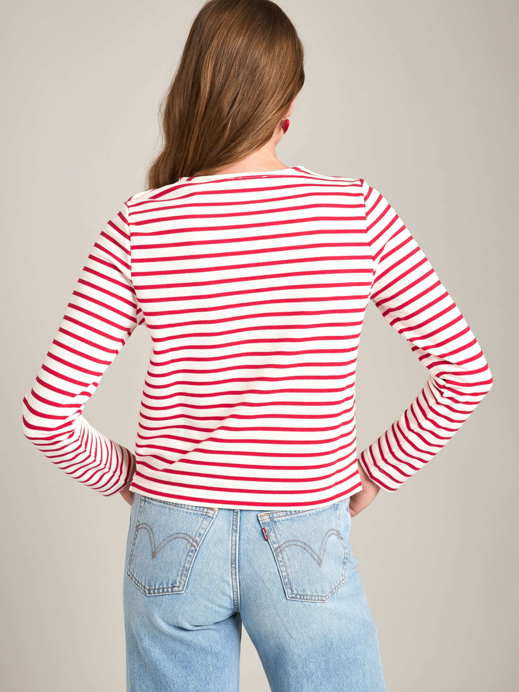 MONK & LOU - Jeri Breton Button Top - 