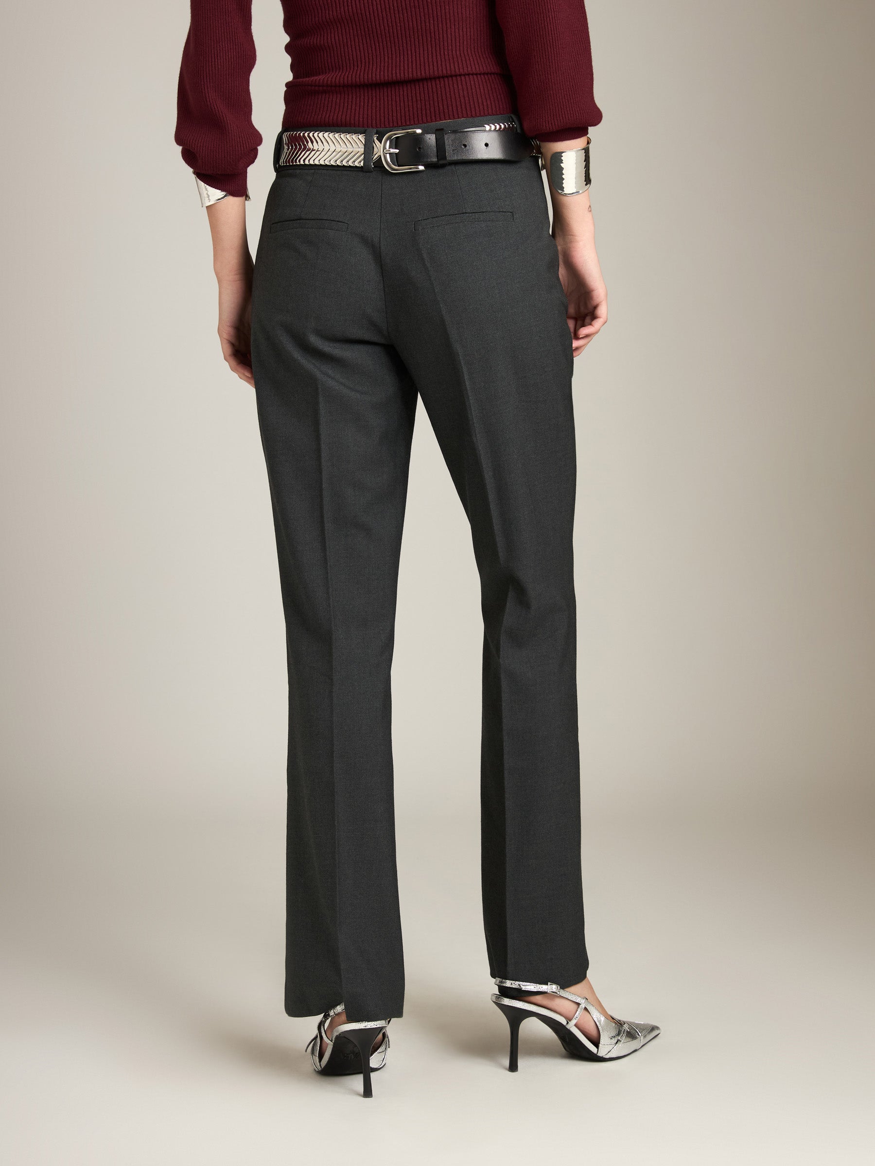 MONK & LOU - Joan Midrise Flare Trouser - 