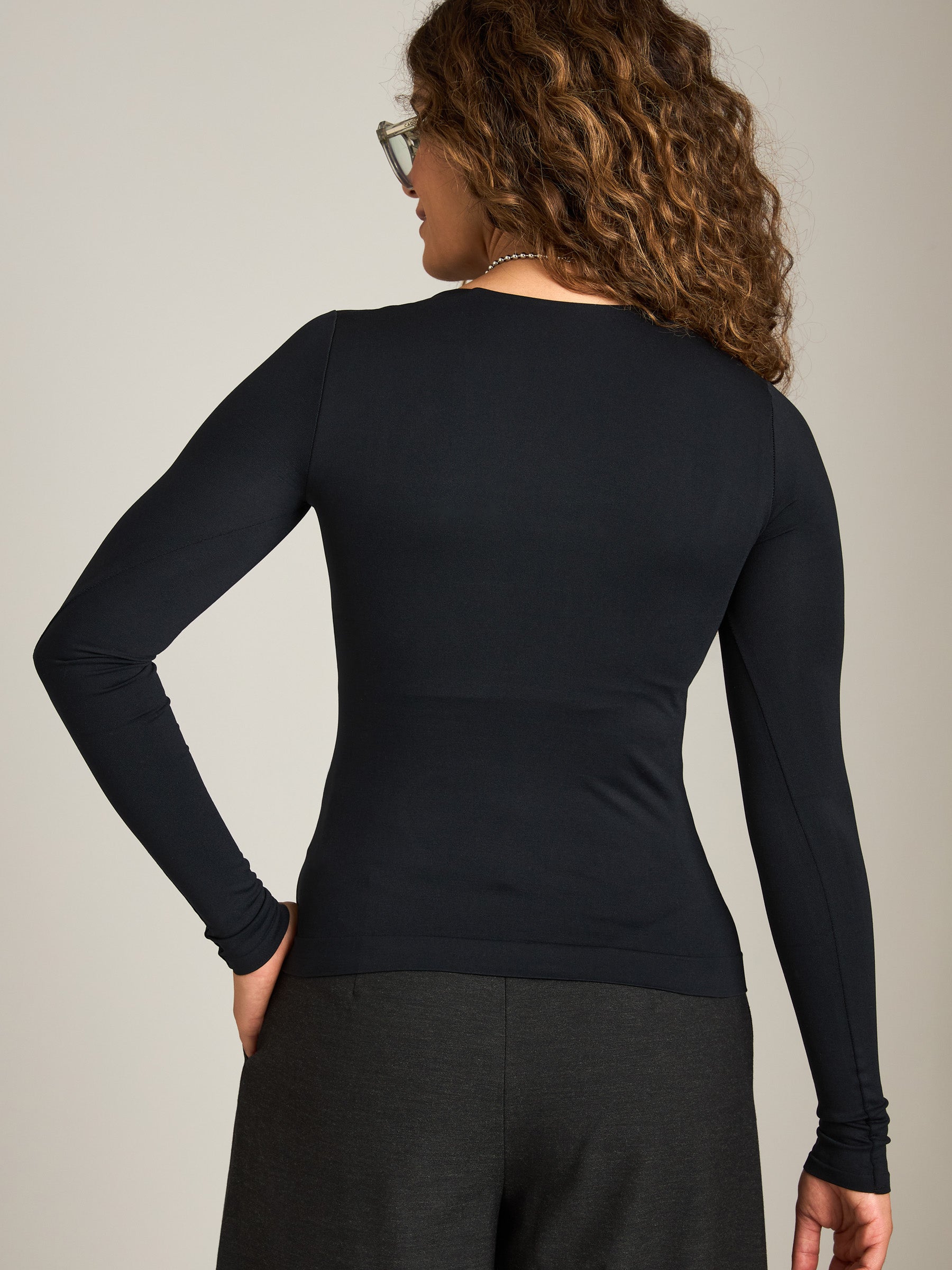 MONK & LOU - Seamless Jorja Square Neck Top - 