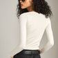 MONK & LOU - Seamless Jorja Square Neck Top - 