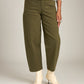 MONK & LOU - Julie Cropped Barrel Pant - 