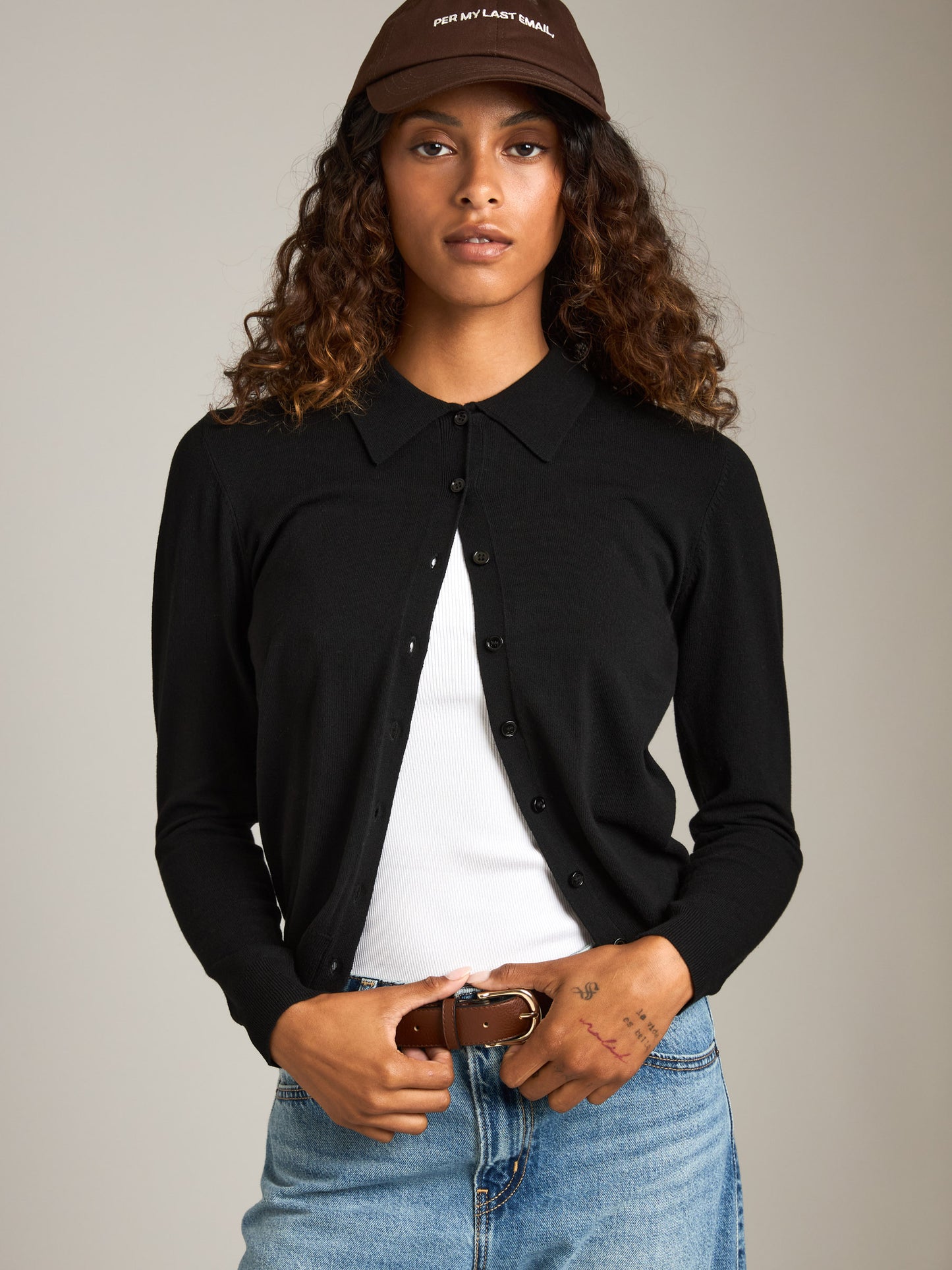 Karis Polo Cardigan