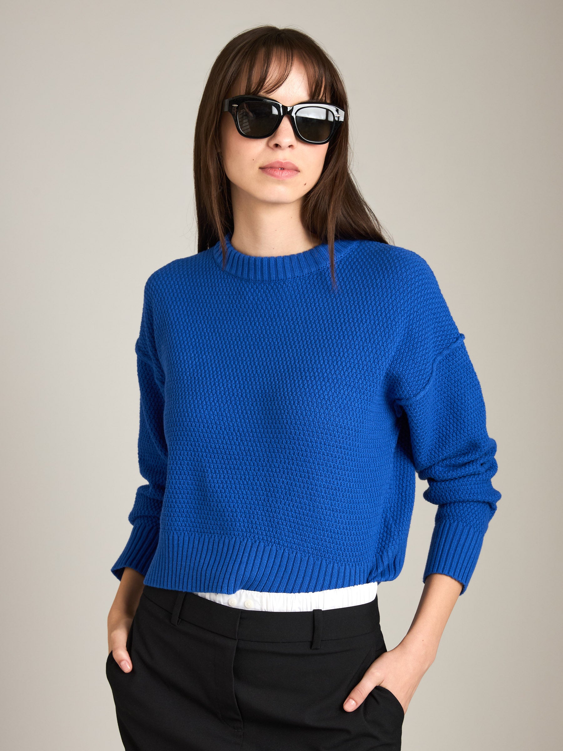 MONK & LOU - Kya Crewneck Pullover - 
