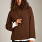 MONK & LOU - Lana Cashmere Blend Turtleneck Pullover Sweater - 
