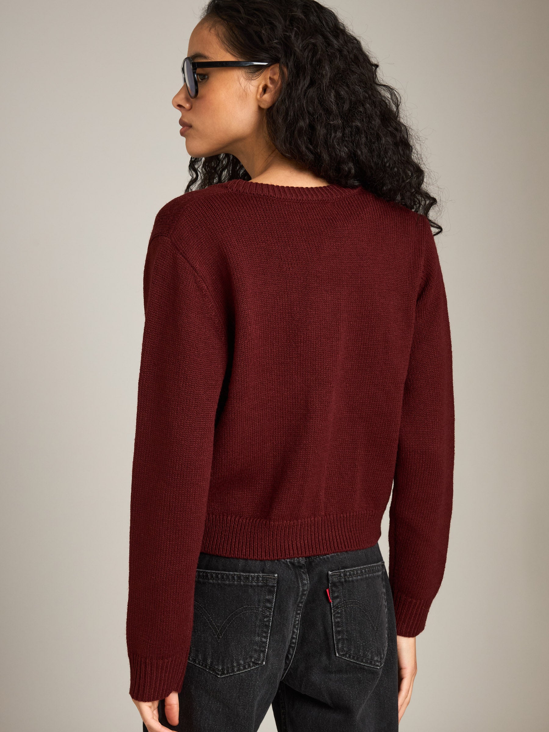 MONK & LOU - Leena Cropped Cardigan - 